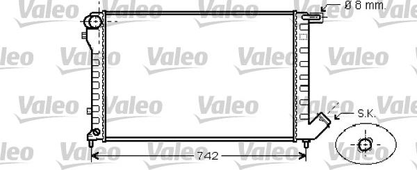 Valeo 734456 - Radiatore, Raffreddamento motore autozon.pro