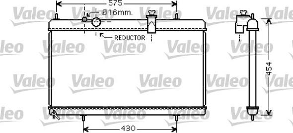 Valeo 734452 - Radiatore, Raffreddamento motore autozon.pro