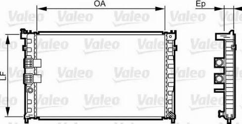 Valeo 734411 - Radiatore, Raffreddamento motore autozon.pro