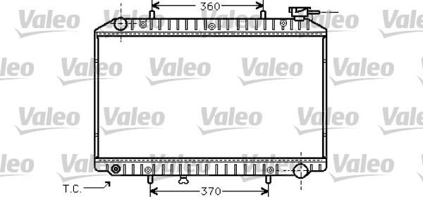 Valeo 734426 - Radiatore, Raffreddamento motore autozon.pro