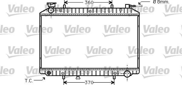 Valeo 734427 - Radiatore, Raffreddamento motore autozon.pro