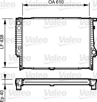 Valeo 734615 - Radiatore, Raffreddamento motore autozon.pro