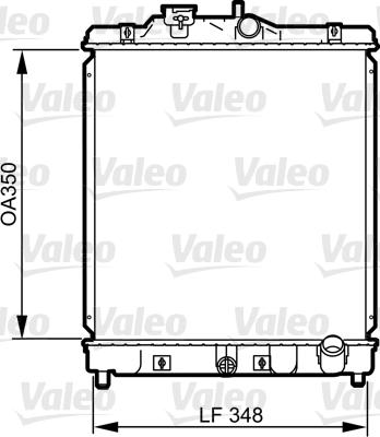 Valeo 734117 - Radiatore, Raffreddamento motore autozon.pro