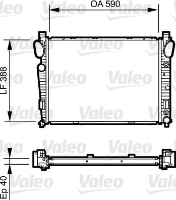 Valeo 734855 - Radiatore, Raffreddamento motore autozon.pro