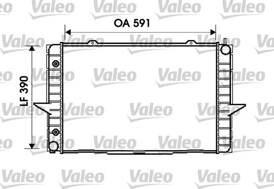 Valeo 734856 - Radiatore, Raffreddamento motore autozon.pro