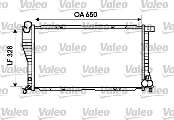 Valeo 734394 - Radiatore, Raffreddamento motore autozon.pro