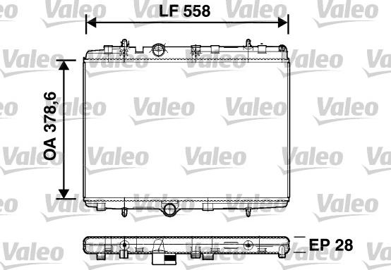 Valeo 734398 - Radiatore, Raffreddamento motore autozon.pro