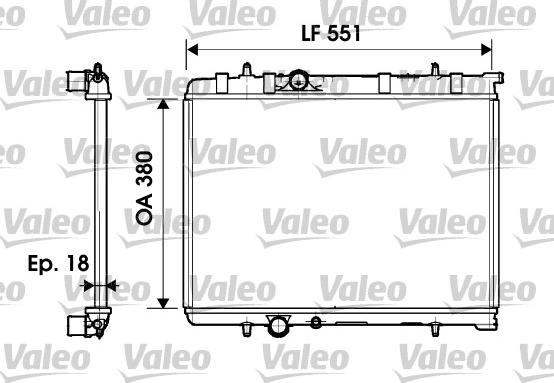 Valeo 734346 - Radiatore, Raffreddamento motore autozon.pro