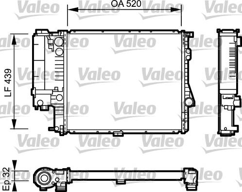 Valeo 734301 - Radiatore, Raffreddamento motore autozon.pro