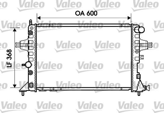 Valeo 734388 - Radiatore, Raffreddamento motore autozon.pro