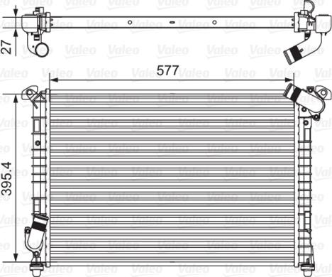 Valeo 734328 - Radiatore, Raffreddamento motore autozon.pro