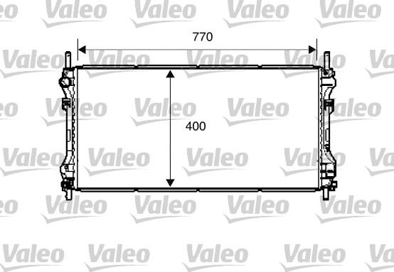 Valeo 734291 - Radiatore, Raffreddamento motore autozon.pro