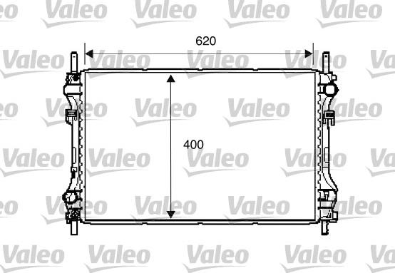 Valeo 734293 - Radiatore, Raffreddamento motore autozon.pro