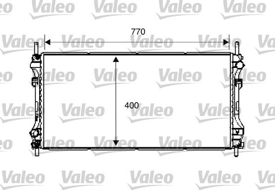 Valeo 734292 - Radiatore, Raffreddamento motore autozon.pro