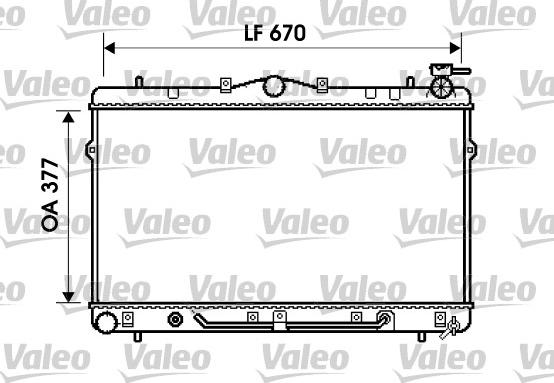 Valeo 734258 - Radiatore, Raffreddamento motore autozon.pro