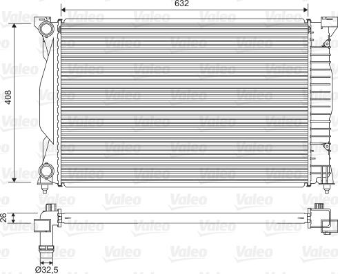 Valeo 734269 - Radiatore, Raffreddamento motore autozon.pro