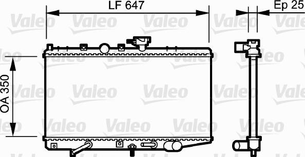 Valeo 734263 - Radiatore, Raffreddamento motore autozon.pro