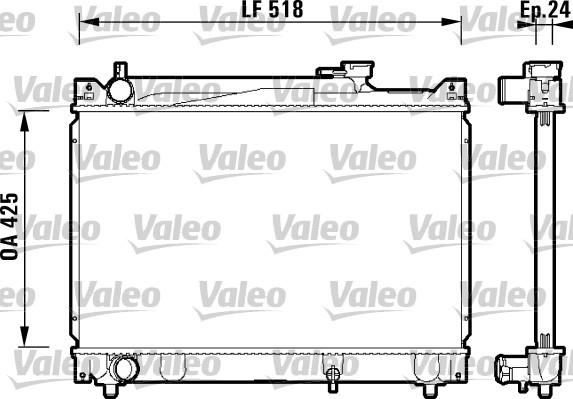 Valeo 734213 - Radiatore, Raffreddamento motore autozon.pro