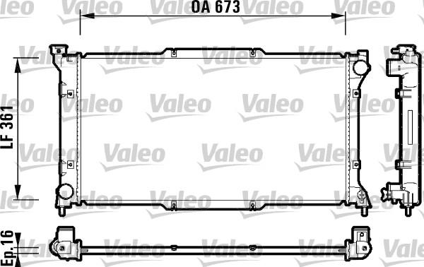 Valeo 734212 - Radiatore, Raffreddamento motore autozon.pro