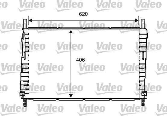 Valeo 734286 - Radiatore, Raffreddamento motore autozon.pro