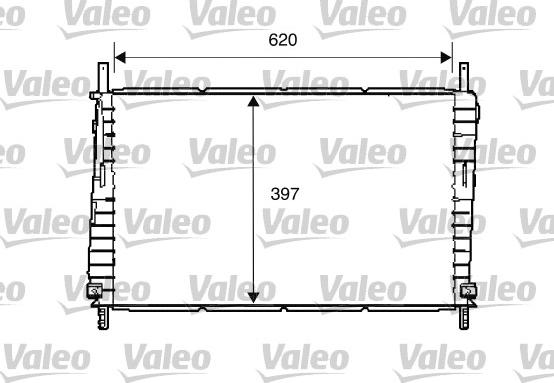 Valeo 734287 - Radiatore, Raffreddamento motore autozon.pro