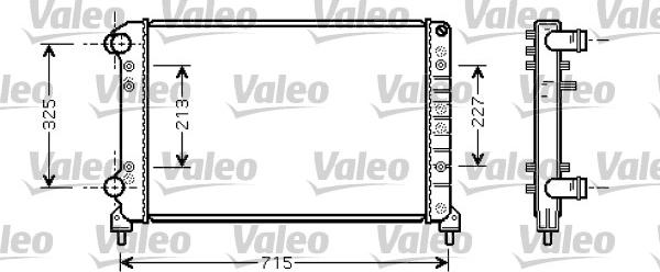 Valeo 734226 - Radiatore, Raffreddamento motore autozon.pro