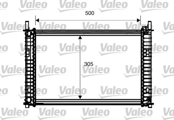 Valeo 734274 - Radiatore, Raffreddamento motore autozon.pro