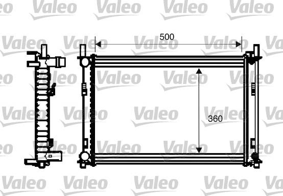 Valeo 734272 - Radiatore, Raffreddamento motore autozon.pro