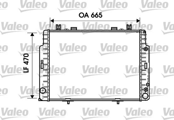 Valeo 734795 - Radiatore, Raffreddamento motore autozon.pro