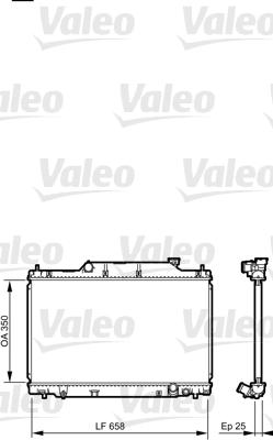 Valeo 734702 - Radiatore, Raffreddamento motore autozon.pro