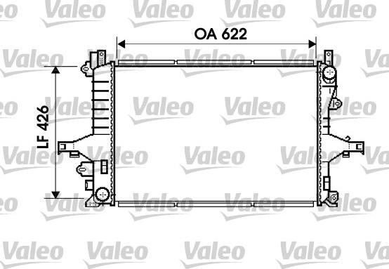 Valeo 734719 - Radiatore, Raffreddamento motore autozon.pro