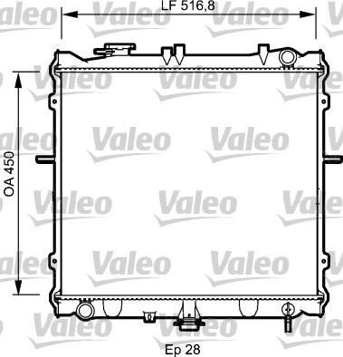 Valeo 734788 - Radiatore, Raffreddamento motore autozon.pro