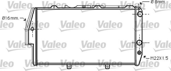 Valeo 734738 - Radiatore, Raffreddamento motore autozon.pro