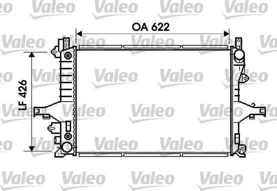 Valeo 734720 - Radiatore, Raffreddamento motore autozon.pro