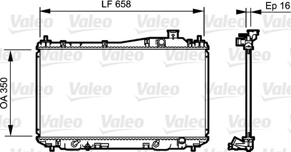 Valeo 734723 - Radiatore, Raffreddamento motore autozon.pro