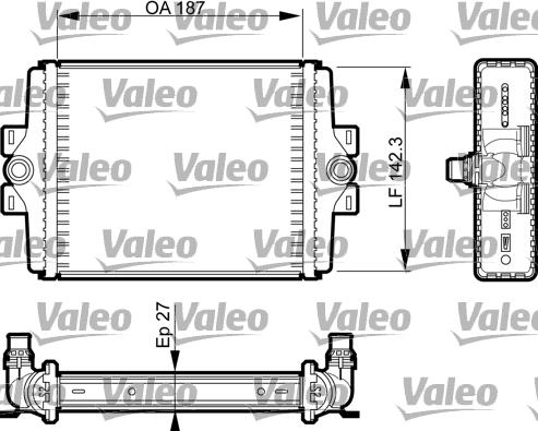 Valeo 735467 - Radiatore, Raffreddamento motore autozon.pro