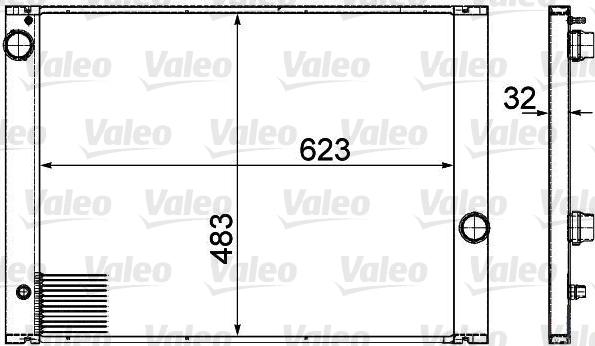 Valeo 735477 - Radiatore, Raffreddamento motore autozon.pro