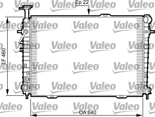 Valeo 735542 - Radiatore, Raffreddamento motore autozon.pro