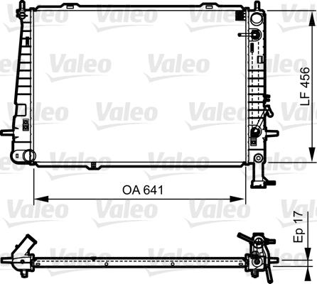 Valeo 735563 - Radiatore, Raffreddamento motore autozon.pro