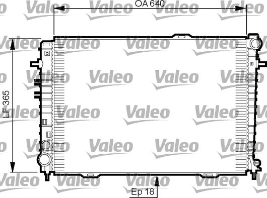 Valeo 735500 - Radiatore, Raffreddamento motore autozon.pro