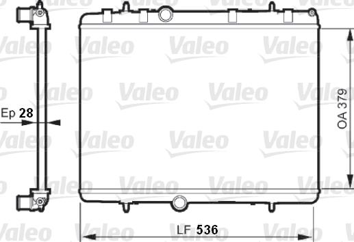 Valeo 735608 - Radiatore, Raffreddamento motore autozon.pro