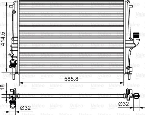 Valeo 735635 - Radiatore, Raffreddamento motore autozon.pro