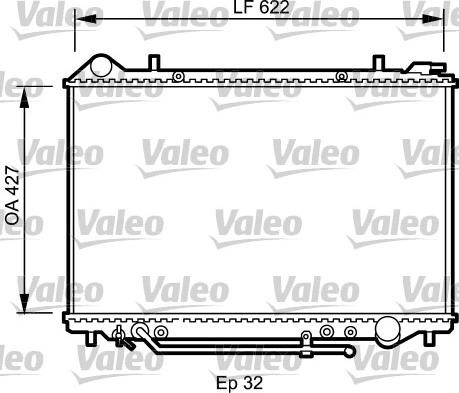 Valeo 735095 - Radiatore, Raffreddamento motore autozon.pro