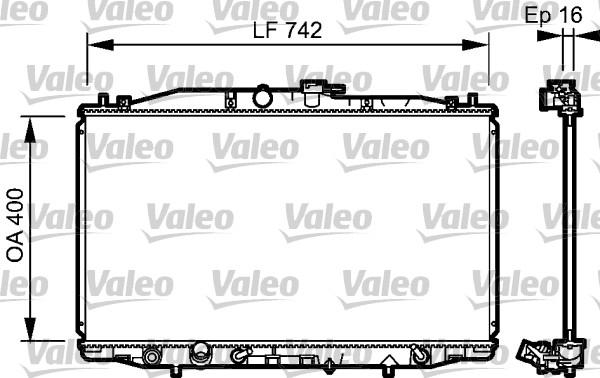 Valeo 735049 - Radiatore, Raffreddamento motore autozon.pro