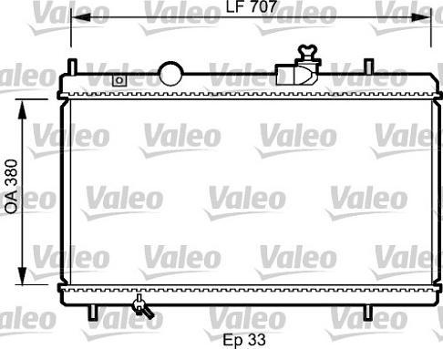 Valeo 735068 - Radiatore, Raffreddamento motore autozon.pro