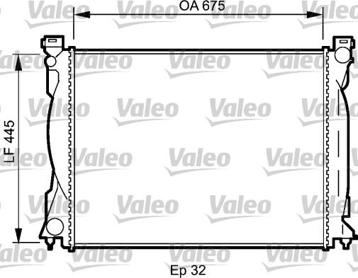 Valeo 735031 - Radiatore, Raffreddamento motore autozon.pro