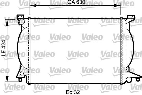 Valeo 735024 - Radiatore, Raffreddamento motore autozon.pro