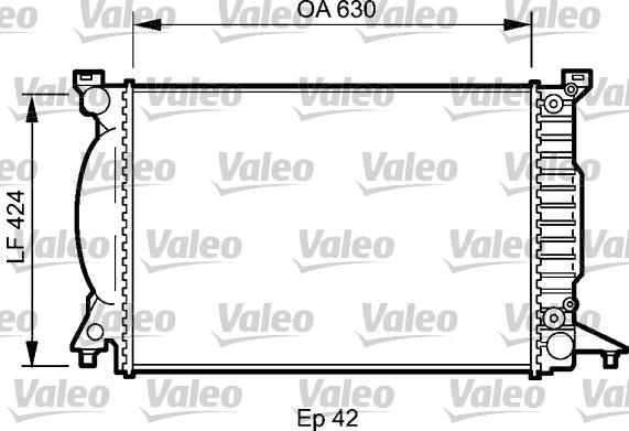 Valeo 735025 - Radiatore, Raffreddamento motore autozon.pro