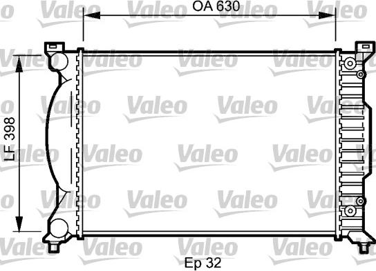 Valeo 735023 - Radiatore, Raffreddamento motore autozon.pro