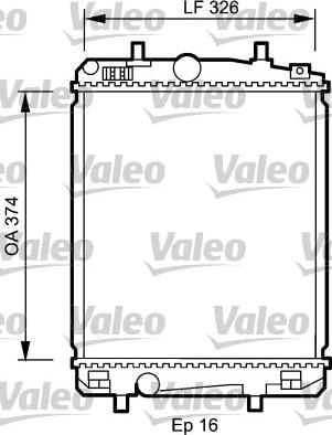 Valeo 735070 - Radiatore, Raffreddamento motore autozon.pro